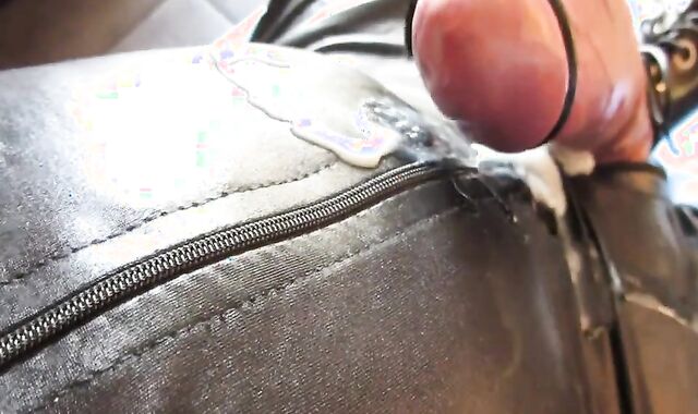 Electro Stimulation: Huge Hands-Free Cum Shot in Catsuit