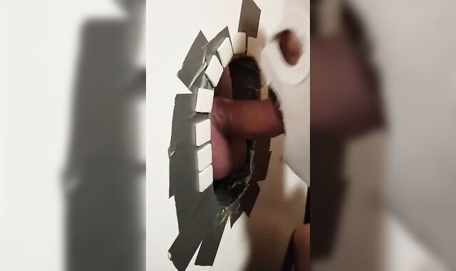 Glory Hole Amateur Takes on a Big Cock