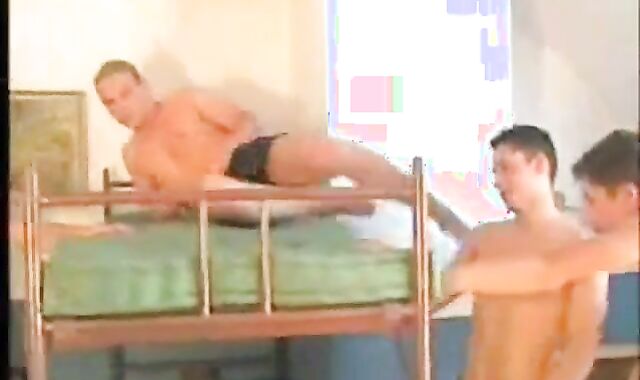 Hot Dorm Room Gangbang