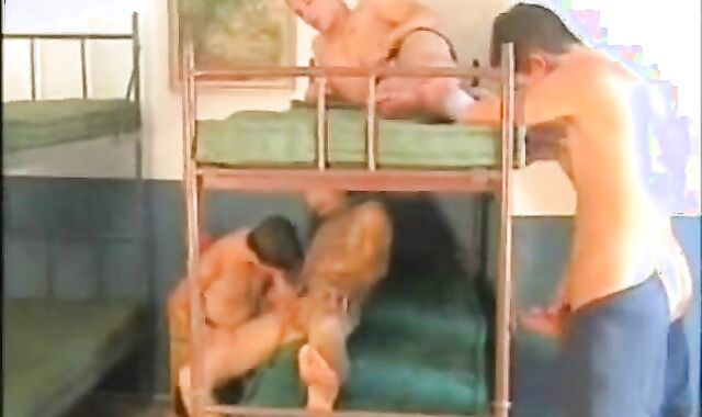 Hot Dorm Room Gangbang