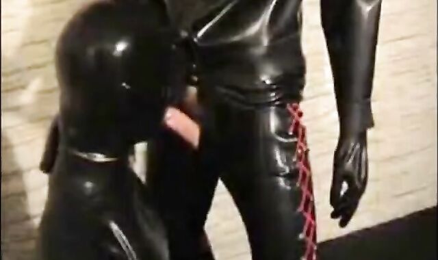 Rubber Blowjob Fun