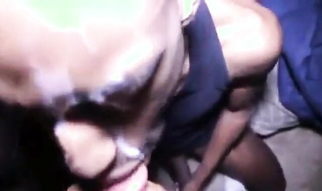 Black Bareback Amateur Takes Big Cock, Loves Cum