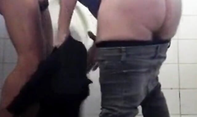 Bareback Amateur Anal in the Bathroom