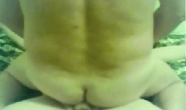 Grandpa ties up young stud for a kinky cock ride