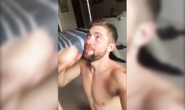 Sucking a Thick Cock - Amateur Hunk Blowjob