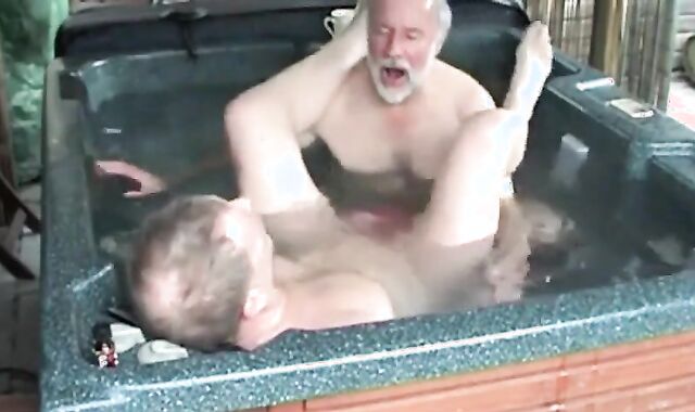 Daddy's Jacuzzi Adventure with a Handsome Stranger
