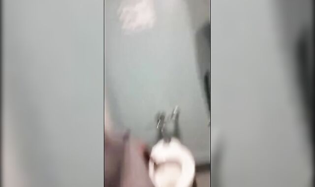 Big Black Cock Masturbation at Work