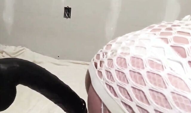 Emo Twink Fucks Huge Black Dildo