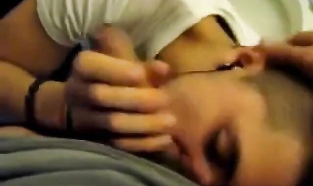 Cum-hungry guy gets a tasty treat in a public restroom