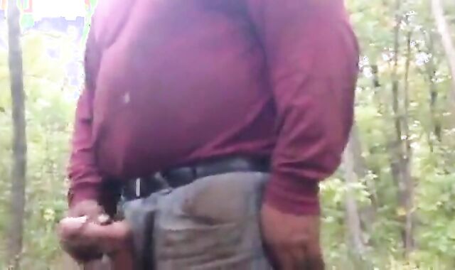 Big-Cock Daddy's Outdoor Adventure