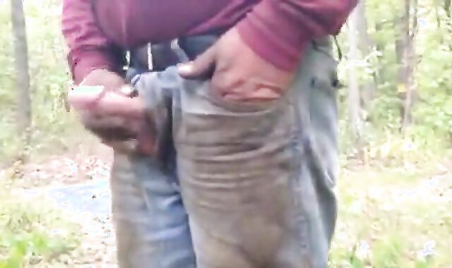 Big-Cock Daddy's Outdoor Adventure