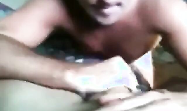 Big-Cock Blowjob on the Couch with Amateur Buddy