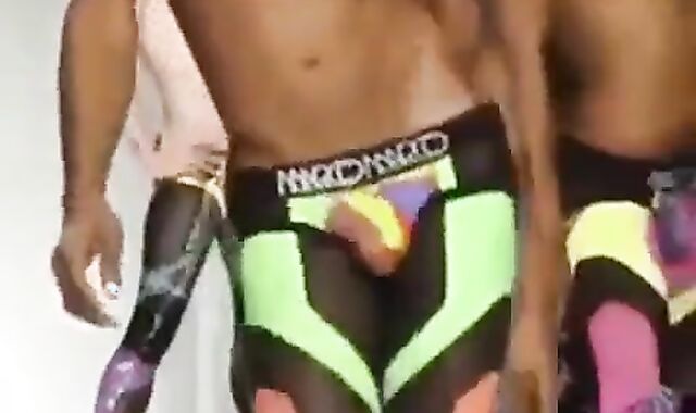 Black Crossdresser in Fierce Runway Show