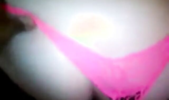 Twink's Pink Panty Bareback