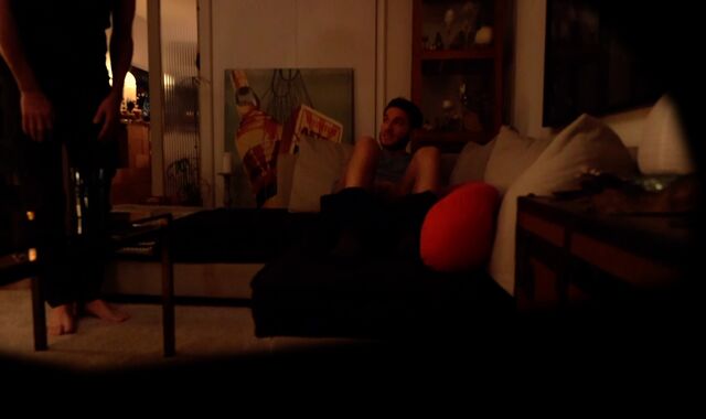 Grandpa walks in on grandson jerking off and watches him (gay)