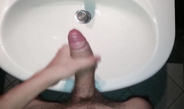 Fat White Cock Cums Hard
