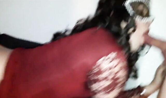 Sissy Crossdresser Slut Deepthroats Big Cock for Daddy