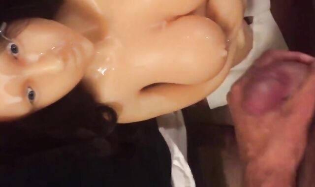 Big-Cock Doll Facial