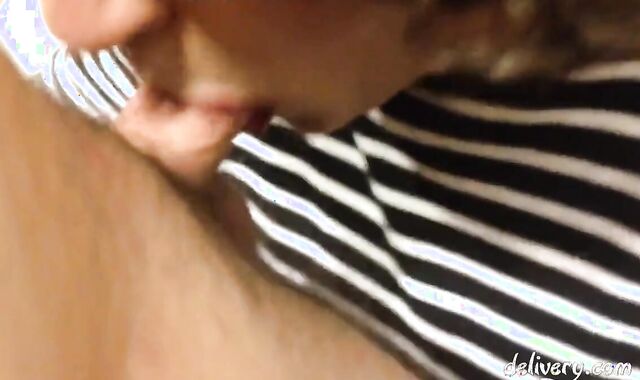 Public Restroom Blowjob with a Crossdresser