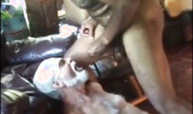 Mature Gay Blowjob and Cum Eating - Amateur Daddy Video 2