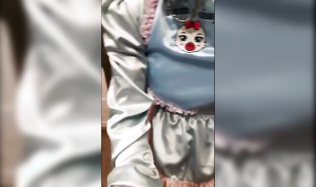 Asian Sissy's Small Cock Caged