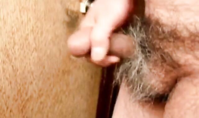 Mature Japanese Man Strokes Small Cock to Orgasm 3