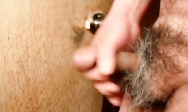 Mature Japanese Man Strokes Small Cock to Orgasm 3