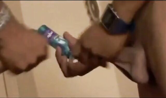 Twins' Big Cock Masturbation Session