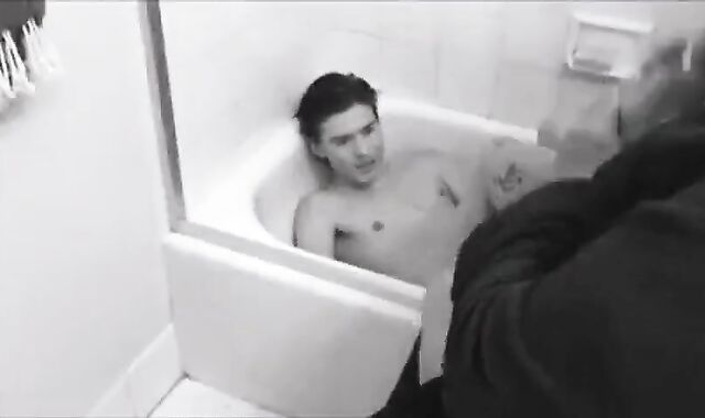 Fat Daddy Gives Boy a Massage and Foot Fetish Treatment