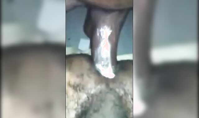 Black Bareback Amateur Takes Big Cock