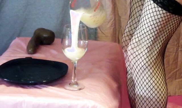 2 Loads of Cum for a Crossdresser