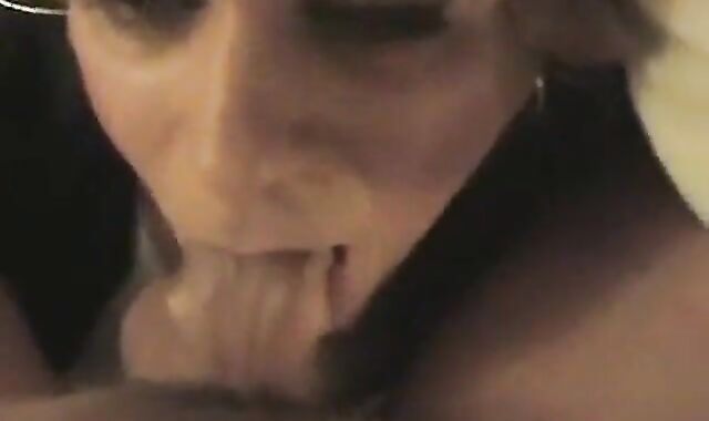Crossdresser Gets a Mouthful of Cum