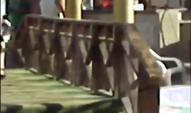 Daddies' Big Cocks Bulging in the Pool