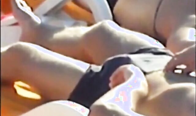 Daddies' Big Cocks Bulging in the Pool