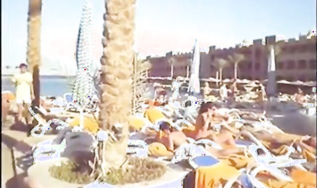 Daddies' Big Cocks Bulging in the Pool