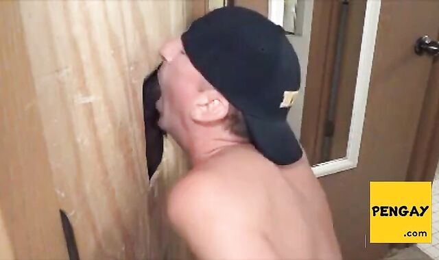 Sucking BBC At Glory Hole - Amateur Interracial Gay Video