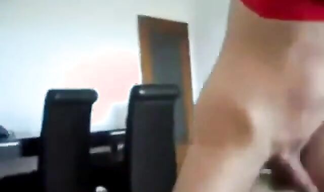 Crossdresser Masturbating Solo