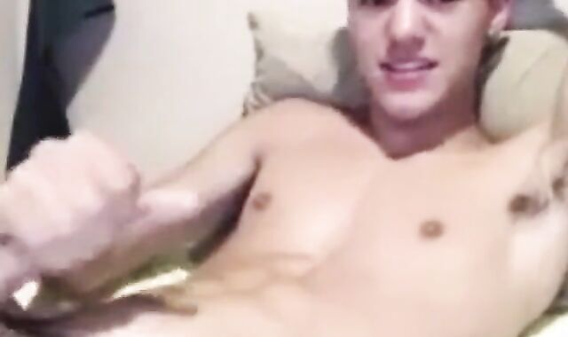 Twink Amateur Gets a Big Cock Handjob