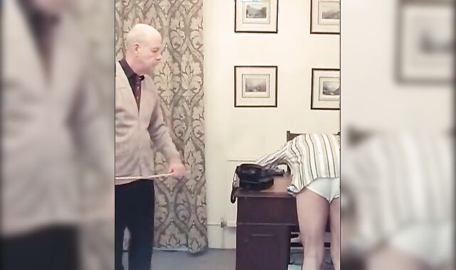 Daddy Headmaster Punishes Twink for Smoking