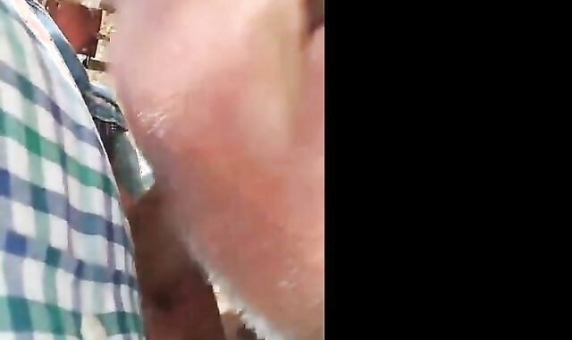 Big-Cock Daddy Blowjob in the Park