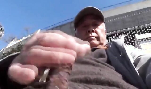 200 Grandpas Jerking Off Outdoors