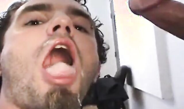 Muscular Hunk Swallows a Creamy Load 2