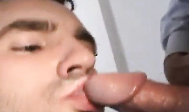 Muscular Hunk Swallows a Creamy Load 2