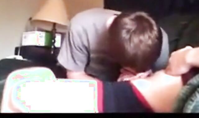 Roommates Filmed Getting a Blowjob by a Twink