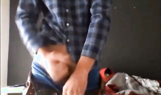 Big-Cock Webcam Man: Super Hot Amateur Solo Show