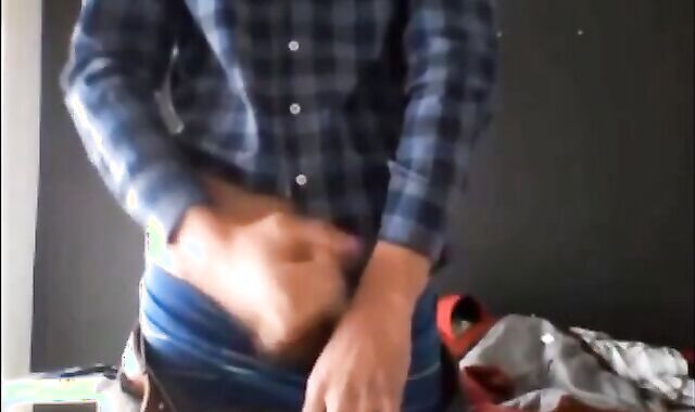 Big-Cock Webcam Man: Super Hot Amateur Solo Show