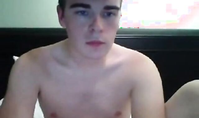 Twink Jerks Off and Swallows