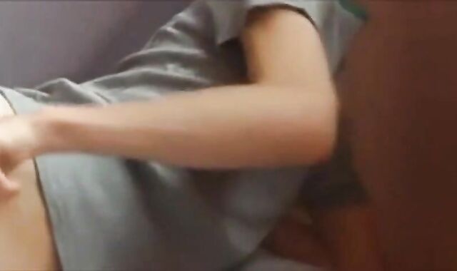 Twink in White Sox Strokes His Hard Cock