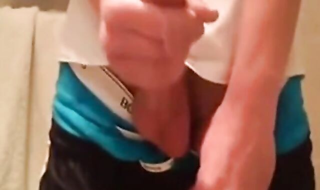 Twink Masturbating in Undies