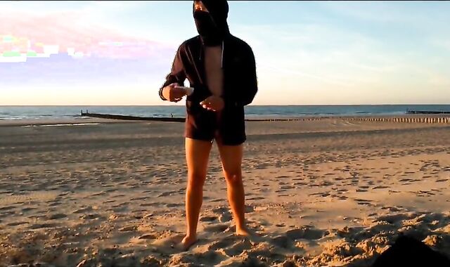 Nude Beach Twink Exposed Outdoors